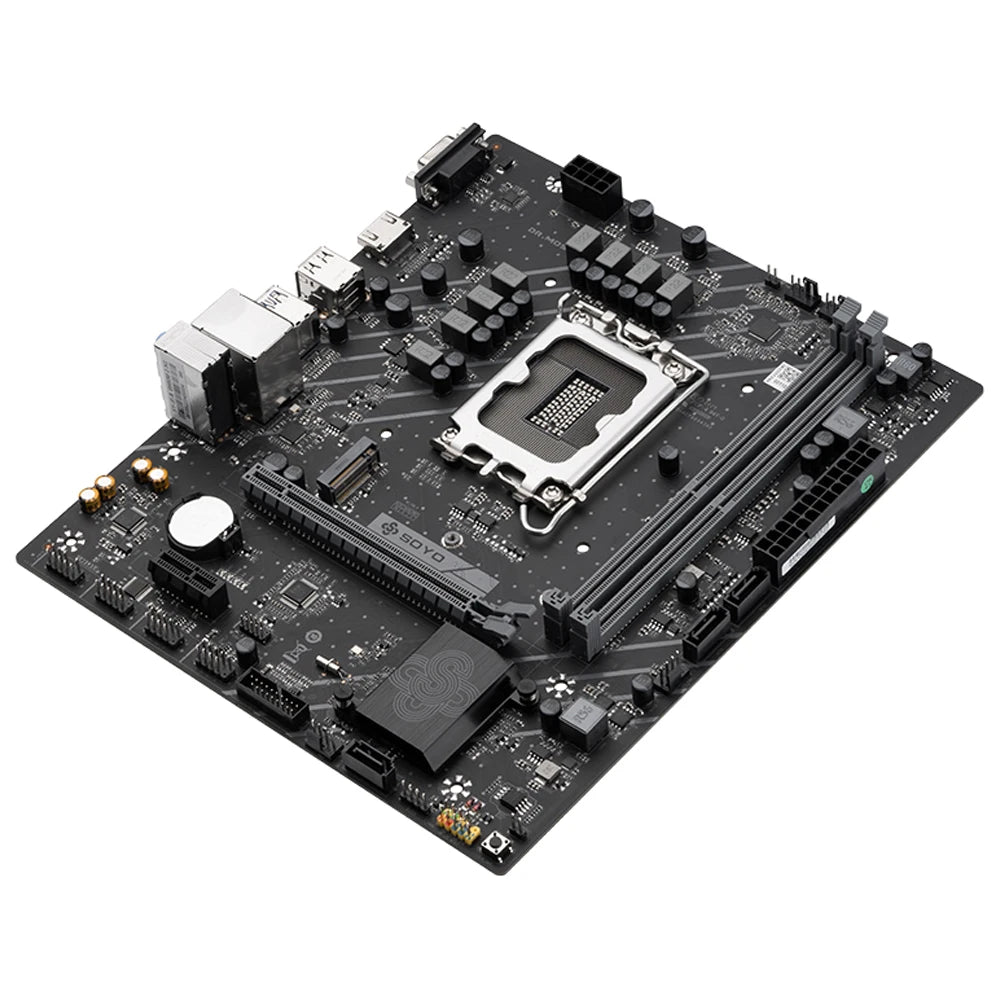 Intel I5 12400F CPU Motherboard B660M Set & DDR4 8GBx2=16GB 3200MHz RAM for Desktop Gaming Computer Combo