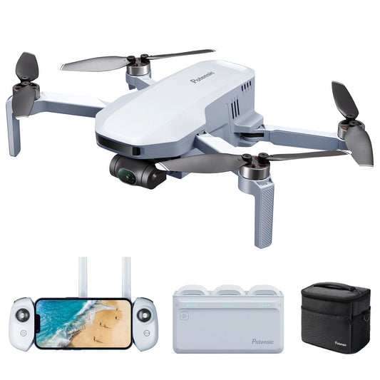 ATOM Premium Package 4K GPS Drone with 3-Axis Gimbal, 4 miles Video Transmission, Visual Tracking