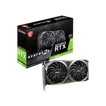 GeForce RTX 3060 Ventus (2X 8GB, 2X 12 GB, 3X 12GB) GDDR6 1807 MHz 15 Gbps Memory Speed