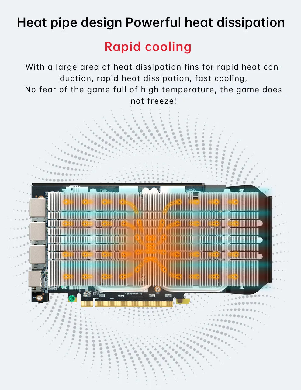 Radeon RX 6600M SOYO Graphics Card 8GB GPU GDDR6 8Pin Computer Video Card