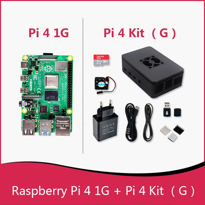 Original Raspberry Pi 4 Model B 4B RAM 1GB 2GB 4GB 8GB Core 1.5Ghz 4K Micro HDMI-compatible Pi4B 3 faster than Pi 3B+