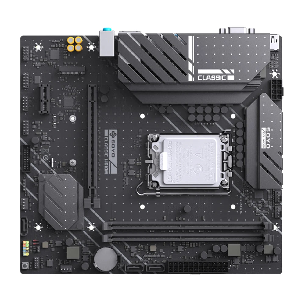 Intel Core i5 12400F Processor & H610M M.2 Motherboard Combo with Dual-channel DDR4 RAM 8GBx2 3200MHz