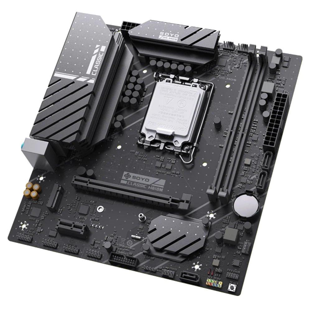 Intel Core i5 12400F Processor & H610M M.2 Motherboard Combo with Dual-channel DDR4 RAM 8GBx2 3200MHz