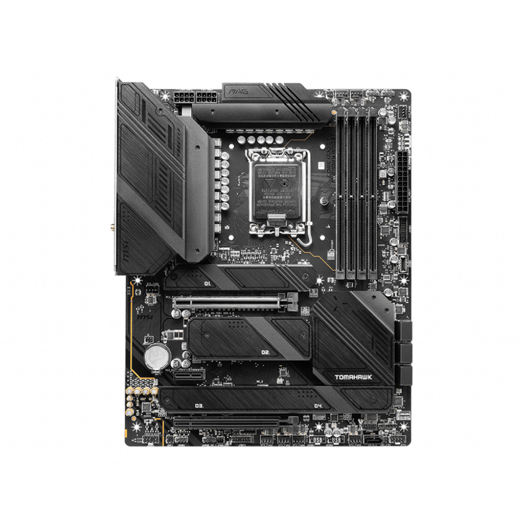 MAG Z790 TOMAHAWK WIFI Motherboard with 120GB M.2 SATA SSD and 240GB 2.5" SATA SSD, 12th/ 13th Gen Intel Core, Pentium Gold and Celeron processors for LGA 1700 socket